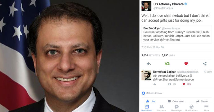 Reza Zarrab'ı tutuklatan savcıya mesaj yağmuru