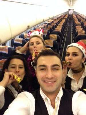 PEGASUS'TAN YENİ YILA HAVADA KUTLAMA