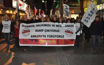 TMMOB'dan torba yasa eylemi