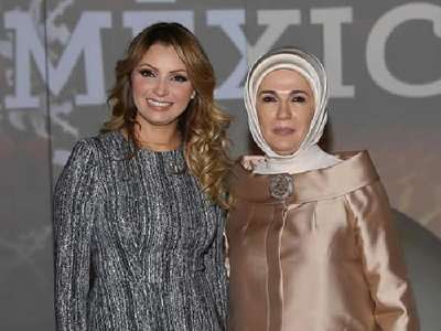 Emine Erdoğan, organik tarım arazisini gezdi