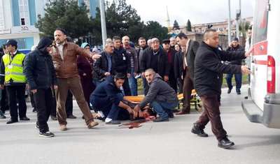 Kırmızı ışıkta geçince canından oluyordu