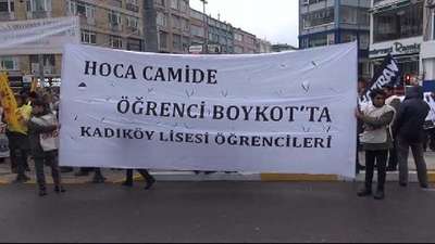 Kadıköy'de "boykot" yürüyüşü