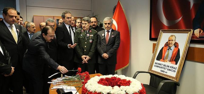 Şehit Savcı Kiraz için anma töreni