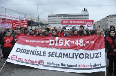 DİSK'in 'Direniş Çadırı'na izin verilmedi