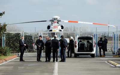Başbakan Davutoğlu, helikopterle Samsun'dan Ordu'ya gitti