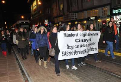 Eskişehir'de kadınlar yürüdü