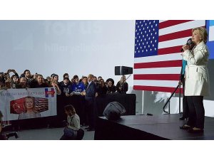ABD'deki Türklerden Clinton'a destek