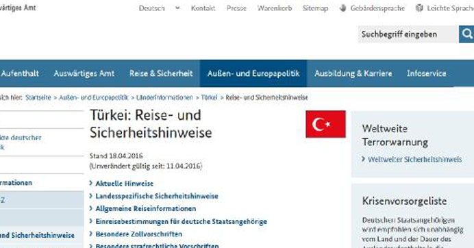 Almanya’dan Türkiye’ye gidecek vatandaşlarına uyarı