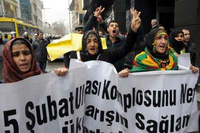 Gaziantep'te DBP'lilerden Öcalan protestosu