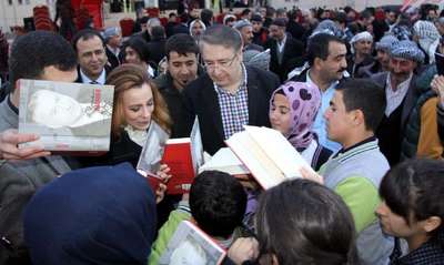 AK Parti Milletvekili Karahan Uslu, babasının adını taşıyan okulun açılışını yaptı