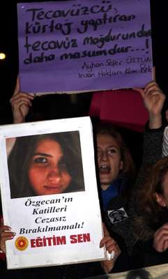 Zonguldak'ta Özgecan'ın öldürülmesi protesto edildi