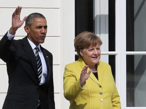Obama ile Merkel bir araya geldi