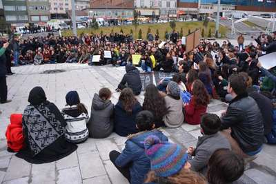 Karabük'te Özgecan için yürüdüler