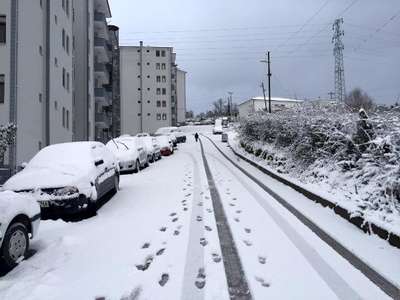 Bartın'da etkili kar yağışı