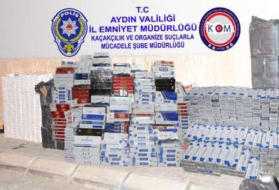 TIR'da 11 bin 480 paket kaçak sigara ele geçirildi