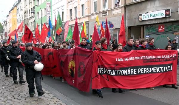 PKK yandaşları Köln'de yürüyüş yaptı