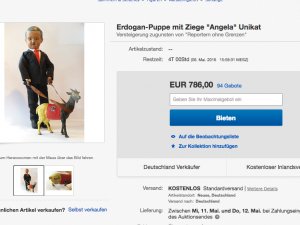 Ebay'de Erdoğan ve keçi bebekleri satılmaya başladı