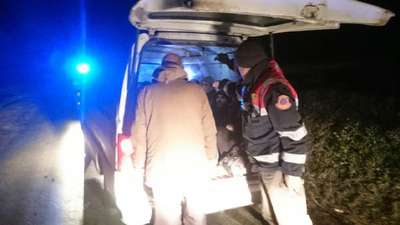 Minibüste 13 kaçak yakalandı