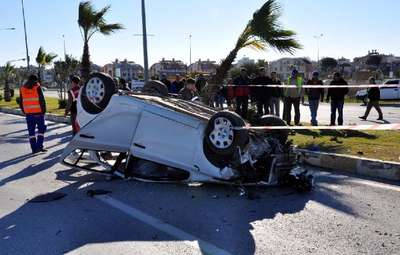 Manavgat'ta trafik kazası: 1 ölü