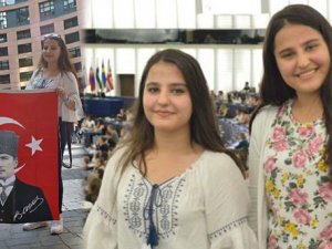 İkizler Türkiye'yi AP'de temsil etti
