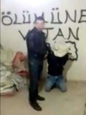 Dayak videosunu paylaşan genç yakalandı