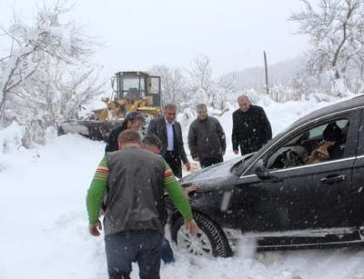 Ordu’da kartpostallık kar görüntüleri