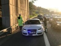 Emniyet şeridine girenlere ceza