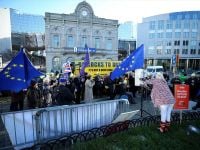 AB Liderler Zirvesi öncesi protesto