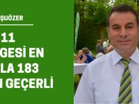 T/A 11 en fazla 183 gün için geçerli