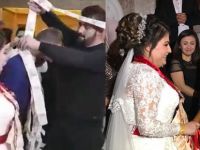 Gurbetçi geline merdane hediye edildi