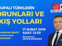 CHP Strazburg'dan Avrupalı Türkler paneli