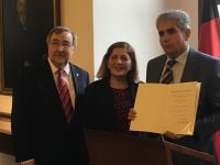 Almanya'dan Şahin'e liyakat nişanı