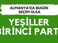Bugün seçim olsa Yeşiller birinci