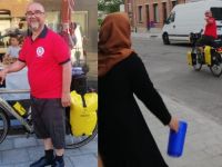 Sıla yoluna bisikletle çıktı