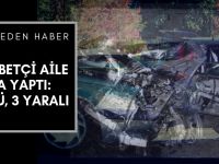 Gurbetçi aile kaza yaptı: 1 ölü, 3 yaralı