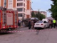 Gurbetçi, tüp kamyonuyla çarpıştı: 2 yaralı