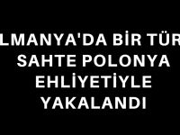 Almanya'da bir Türk sahte ehliyetle yakalandı