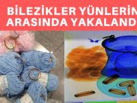 Bilezikler yünlerin arasında yakalandı