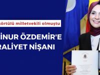 Mahinur Özdemir'e Belçika'dan Kraliyet Nişanı