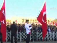 Anıtkabir’de ‘Recep Tayyip Erdoğan’ sloganları