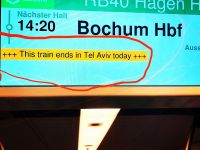 Almanya’da istasyonda ‘Tel Aviv’ krizi