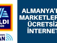 Aldi mağazalarında bedava internet