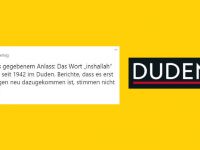 Duden’den ‘inşallah’ açıklaması