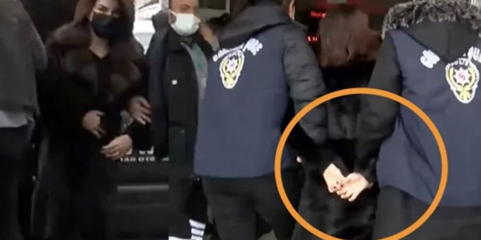 Sedef Kabaş'a emniyetten çıkarılırken ters kelepçe mi takıldı?