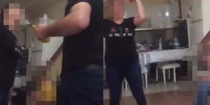 Vicdansız anne... Dört arkadaşıyla birlikte iki çocuğunun gözü önünde bakın ne yaptı?