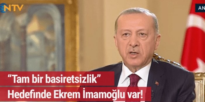 Cumhurbaşkanı Erdoğan'ın hedefinde İmamoğlu var: Rabbim 2024'e kadar İstanbul halkına yardım etsin