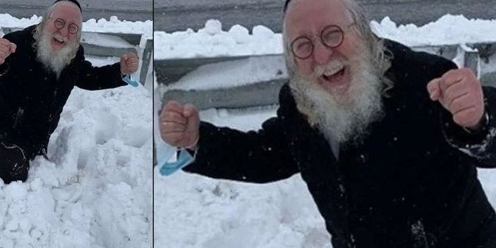 İsrail İstanbul'da karda mahsur kalan hahamı konuşuyor! Camiye gittiğinde cemaat...