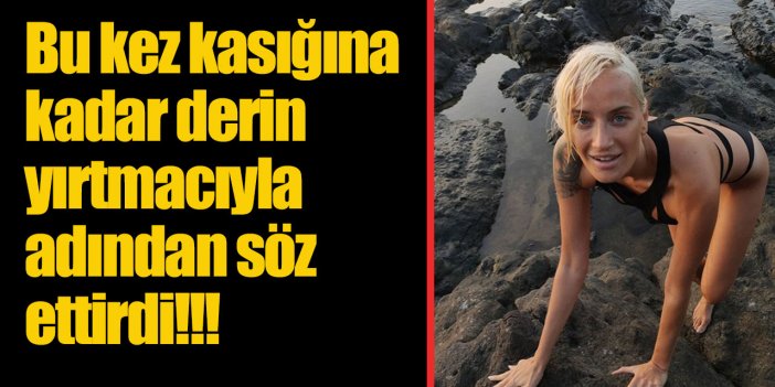 Didem Soydan kasığına kadar yırtmacıyla nefes kesti