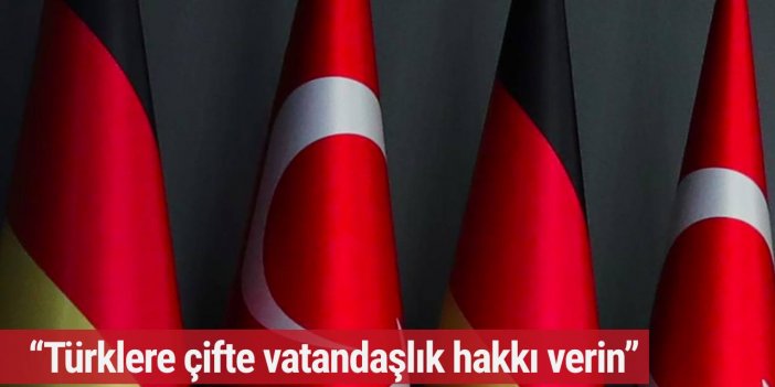 Alman hükümetine "çifte vatandaşlık" mektubu