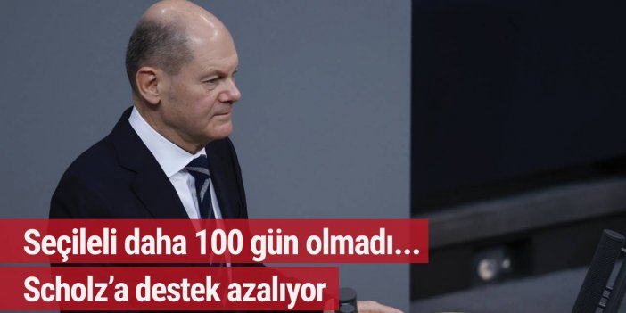 Scholz seçmen desteğini kaybetmeye başladı